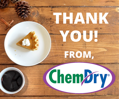 Thank you from Metro Chem-Dry in Farmington Hills Thanksgiving graphic